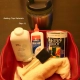 Materials needed to make a bed bug trap.